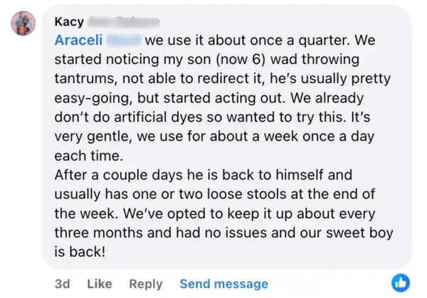 Parent review